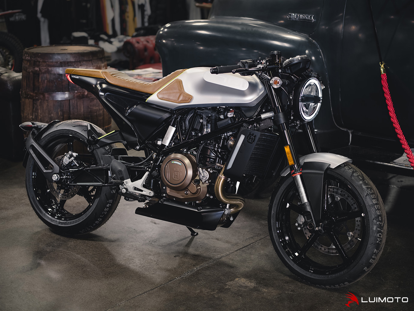 LUIMOTO TANK LEAF ARROW Tank Pads for the HUSQVARNA VITPILEN